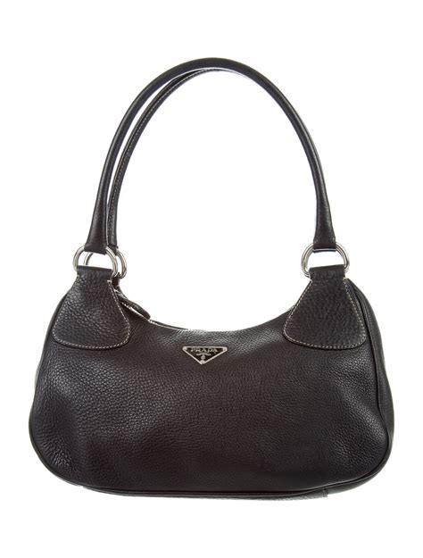 vitello daino prada|Prada vitello daino shoulder bag.